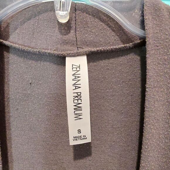 Zenana Outfitters Gray Cardigan Sweater - Picture 3 of 3